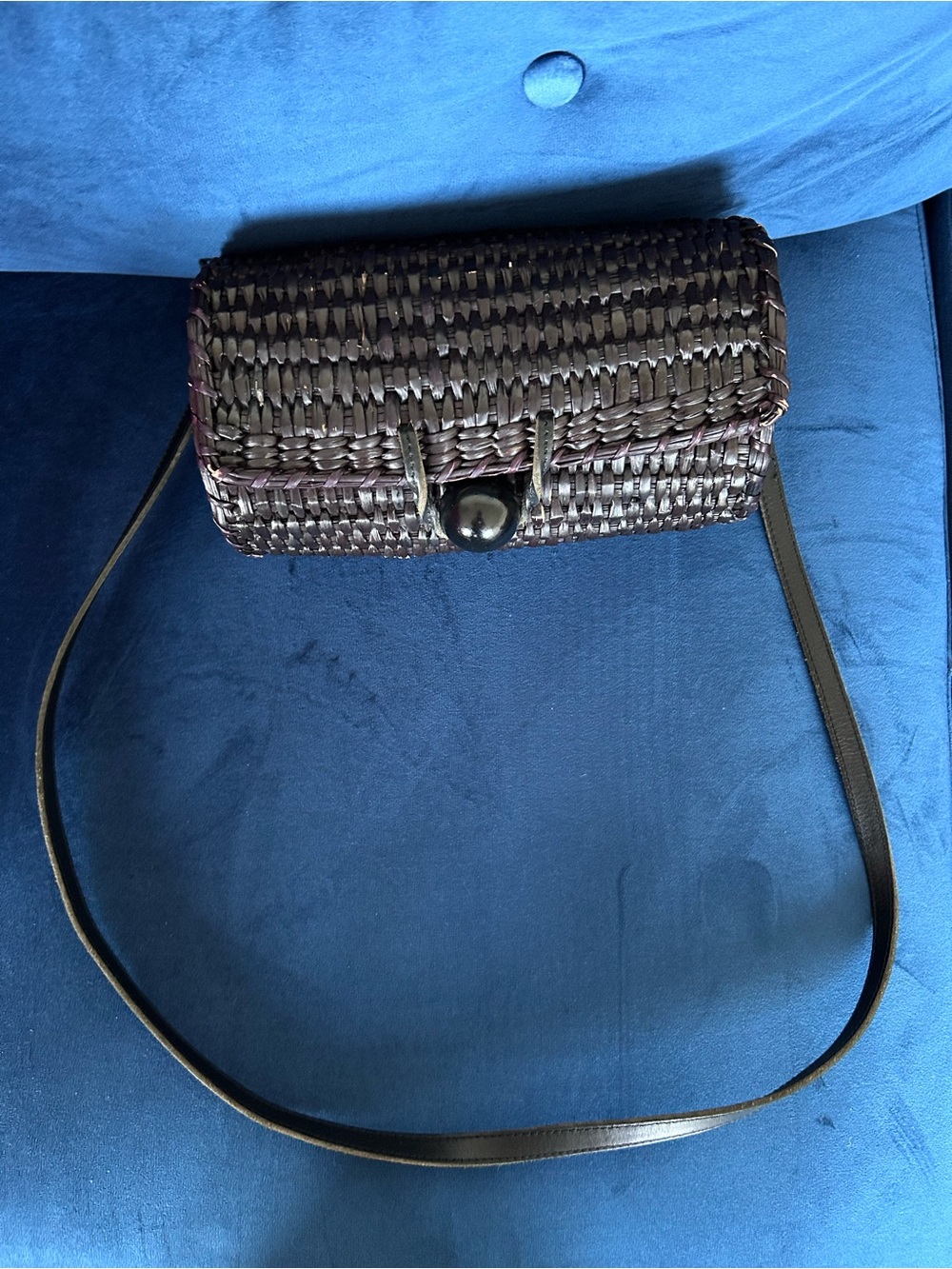 Clare V Straw Crossbody Shoulder Bag